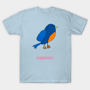 Happiness, Robin, Spring time, Happy Bird, Funny sweatshirt, Funny sweater, Badly Drawn, Bad Drawing T-Shirt